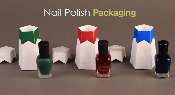 Nail polish box packaging